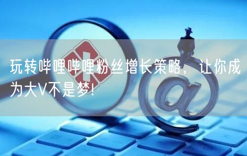 玩转哔哩哔哩粉丝增长策略,让你成为大V不是梦!