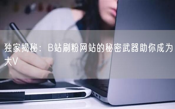 独家揭秘:B站刷粉网站的秘密武器助你成为大V