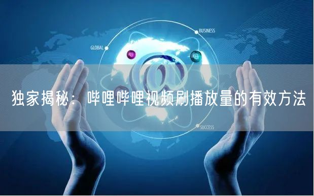 独家揭秘:哔哩哔哩视频刷播放量的有效方法