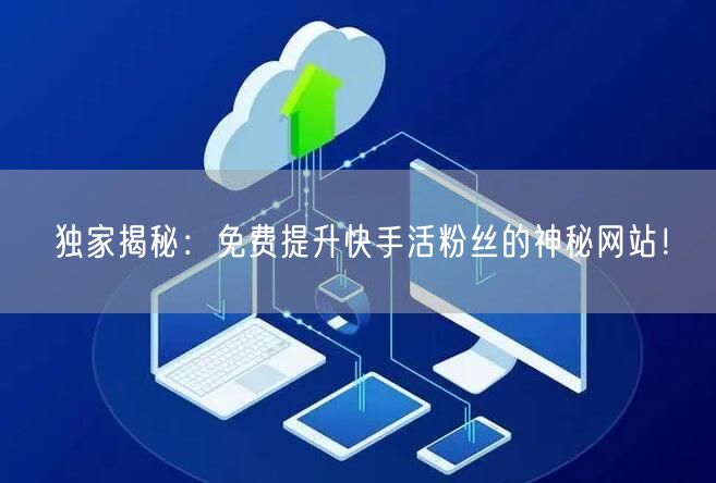 独家揭秘:免费提升快手活粉丝的神秘网站!