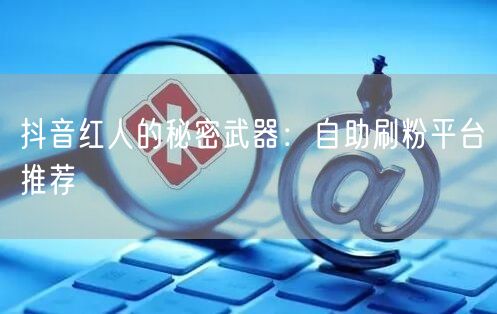 抖音红人的秘密武器:自助刷粉平台推荐
