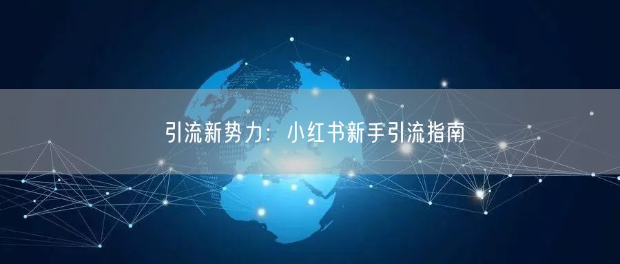 引流新势力:小红书新手引流指南