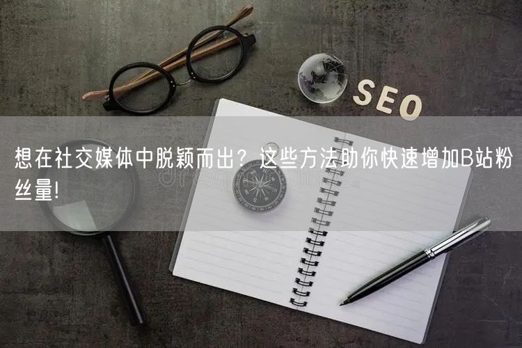 想在社交媒体中脱颖而出?这些方法助你快速增加B站粉丝量!