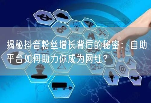 揭秘抖音粉丝增长背后的秘密:自助平台如何助力你成为网红?