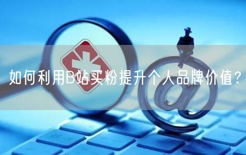如何利用B站买粉提升个人品牌价值？